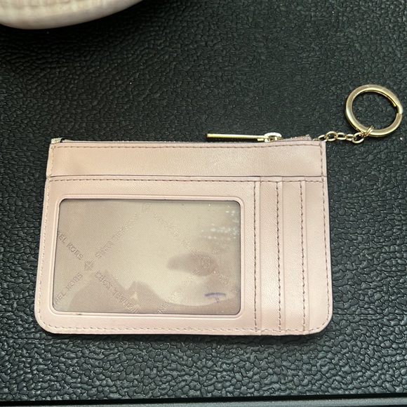 Michael Kors Jet Set Travel Pink Dome Crossbody Bag & Keychain Compact Wallet - Picture 12 of 12